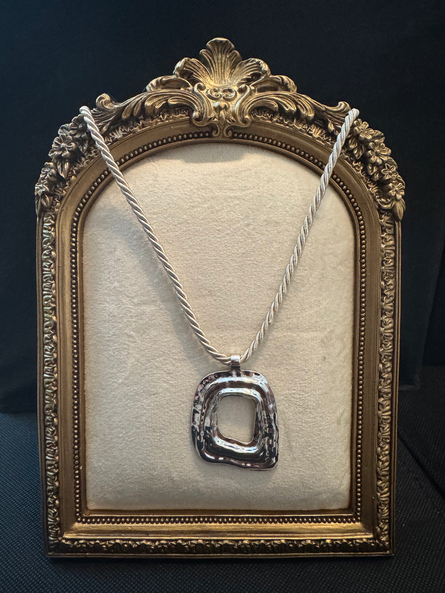 Irregular Square Statement Necklace