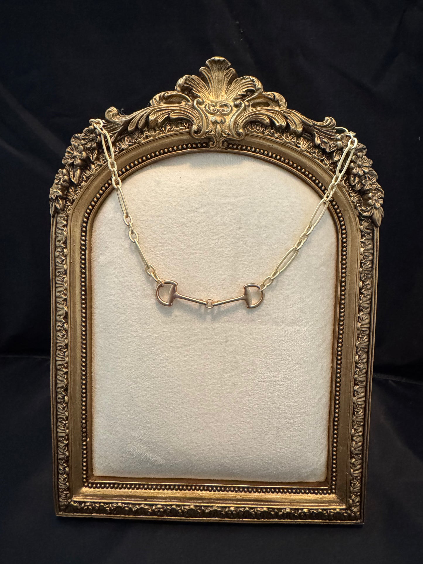 Downsy Snaffle Bit Necklace