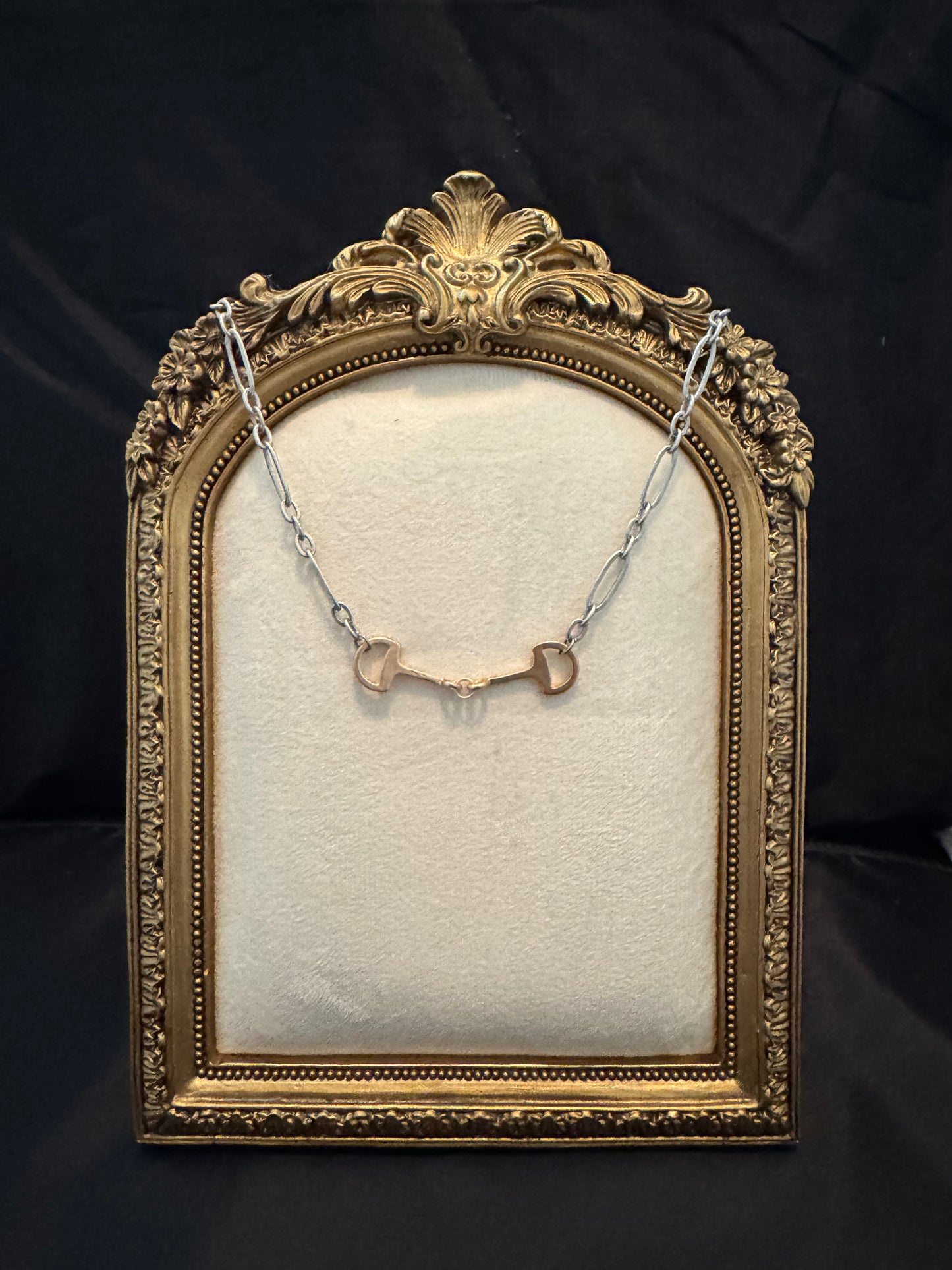 Downsy Snaffle Bit Necklace