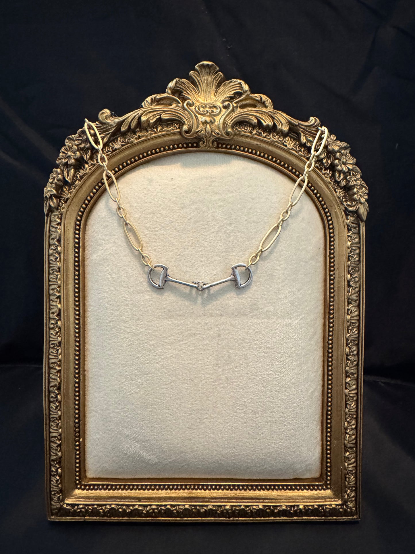 Downsy Snaffle Bit Necklace