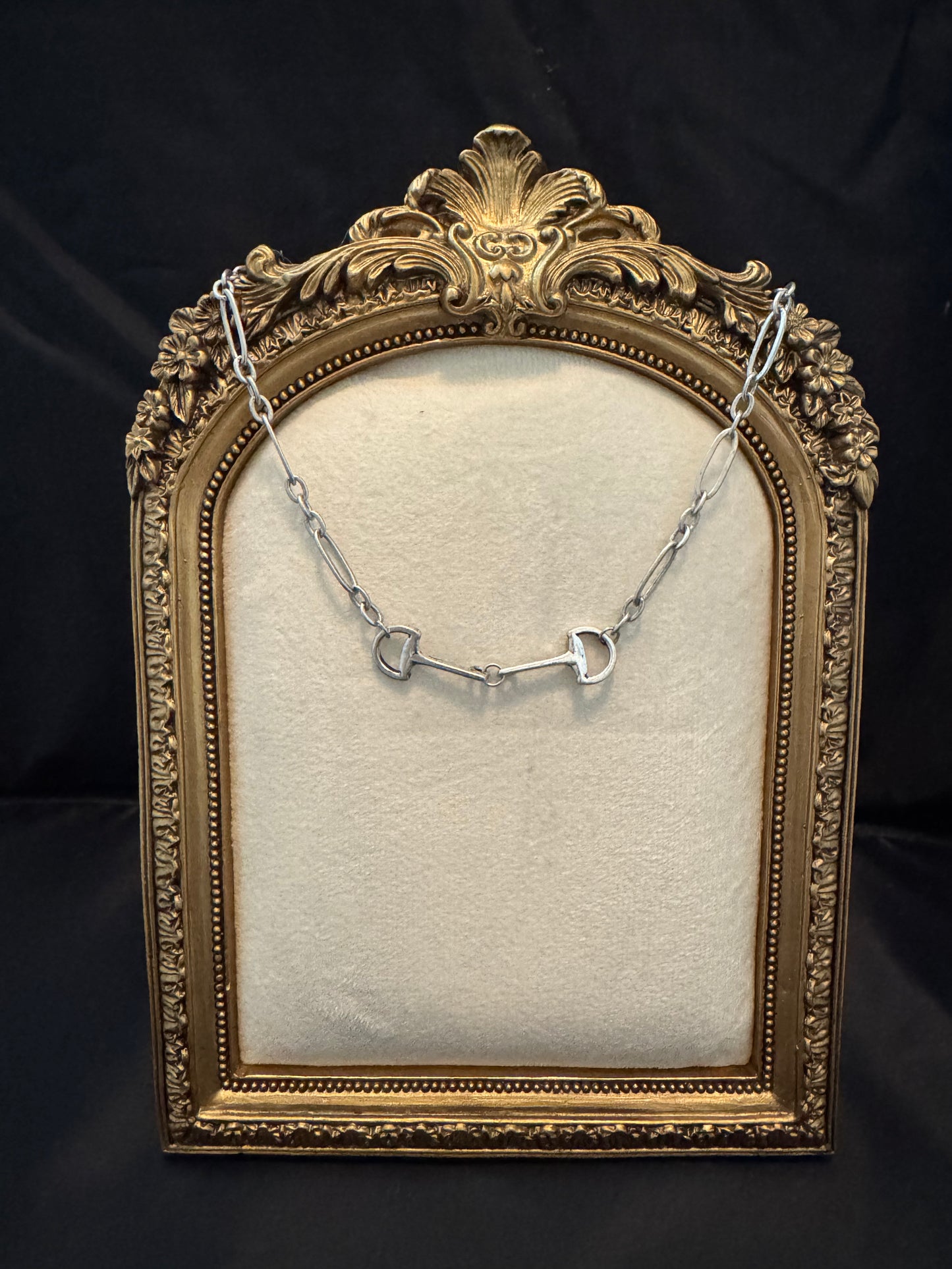 Downsy Snaffle Bit Necklace