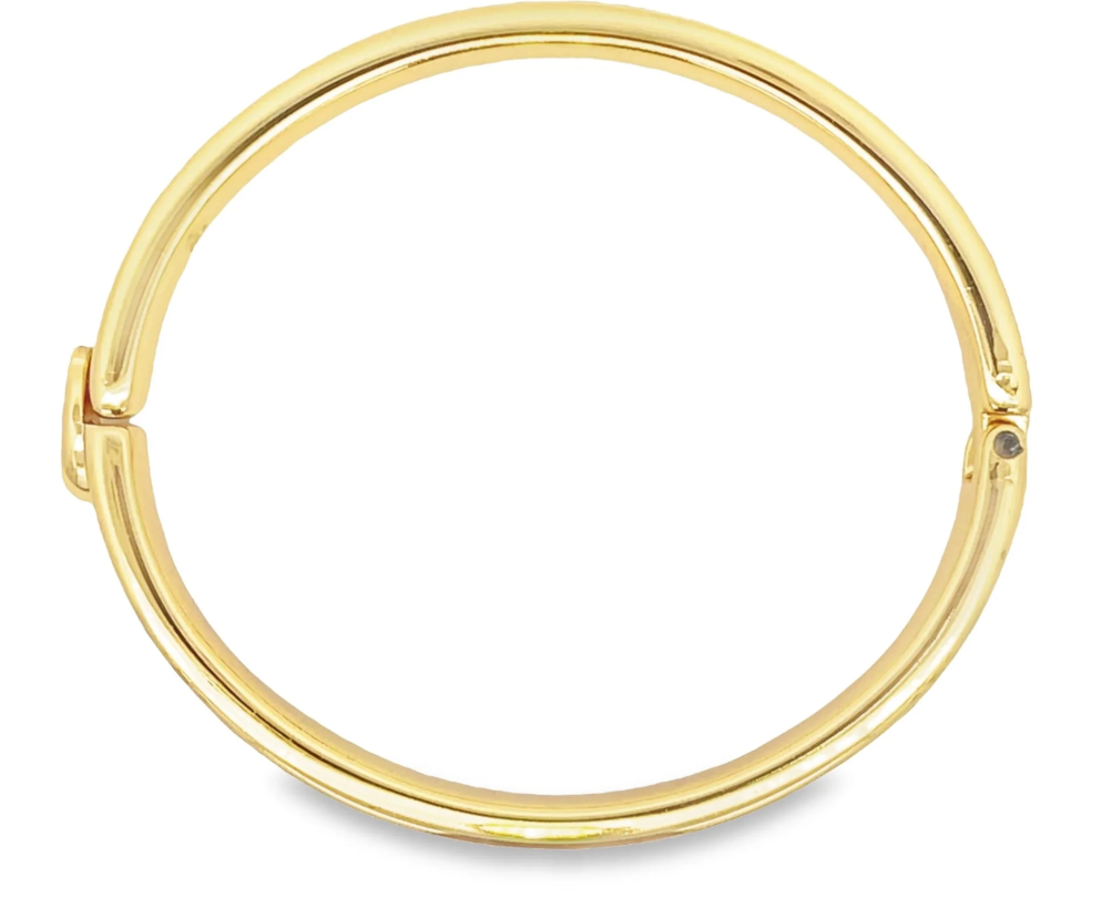 Oval Enamel Bangle