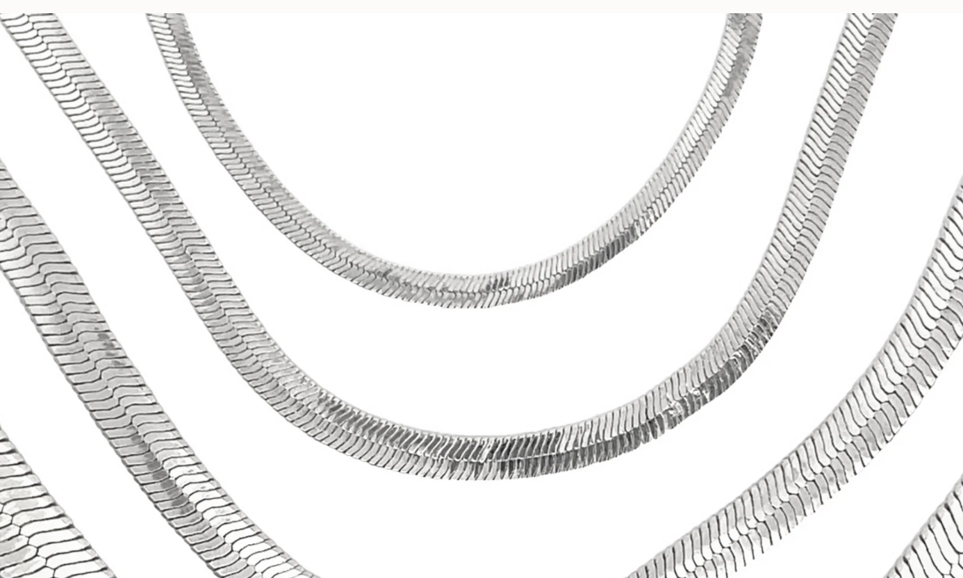 Herringbone Anklet