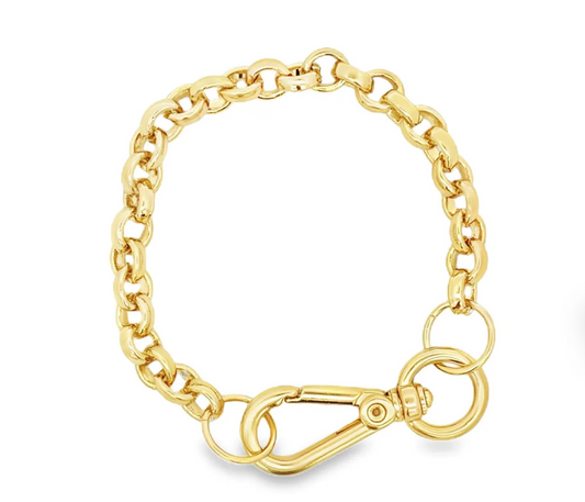 Carabiner Clasp Rolo Bracelet