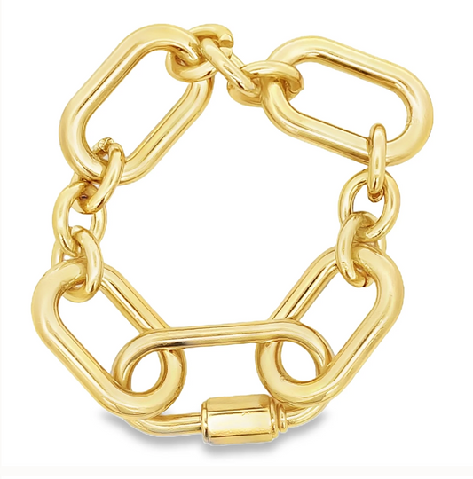 Chunky Paperclip Link Bracelet