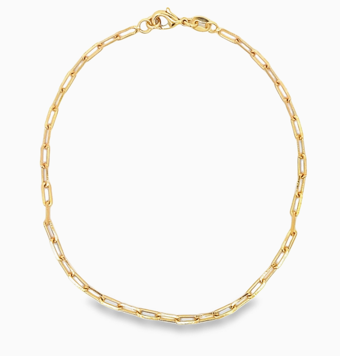 Paper Clip Chain Anklet
