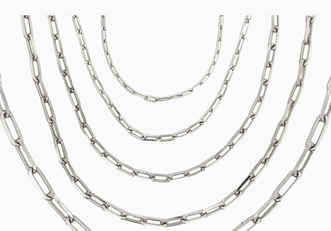 Paper Clip Chain Anklet