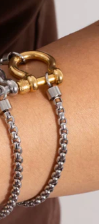 Horse Bit Carabiner Bracelet