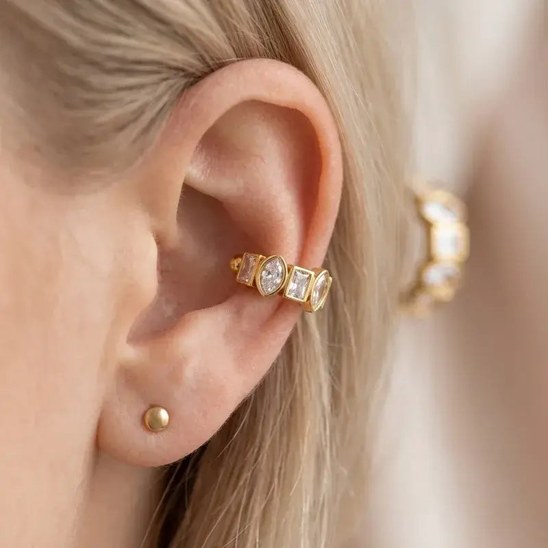 Riggs Chunky CZ Ear Cuffs