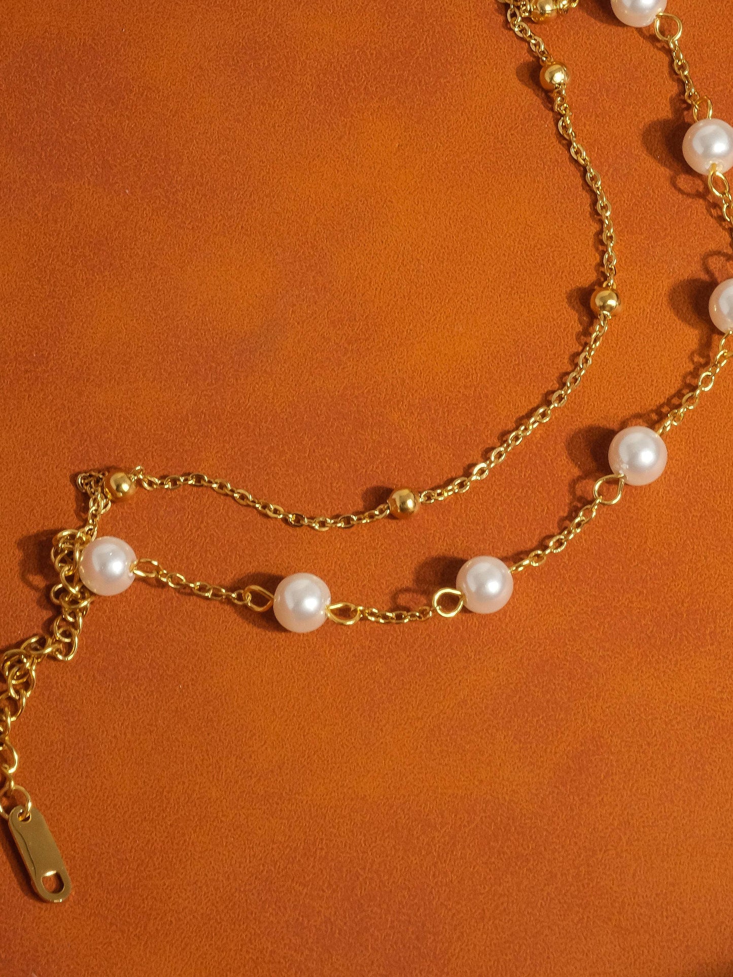 Gilles 18K Layered Pearl Bracelet