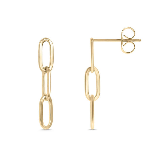 Paperclip Dangle Earrings