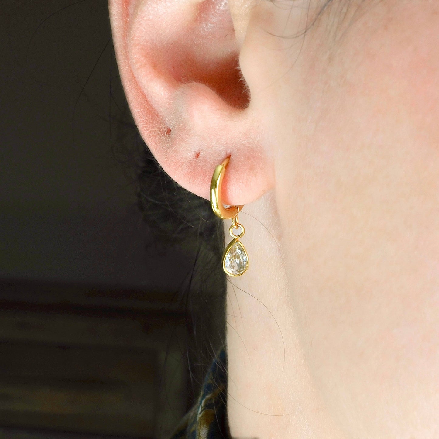 Diamond Small Hoops