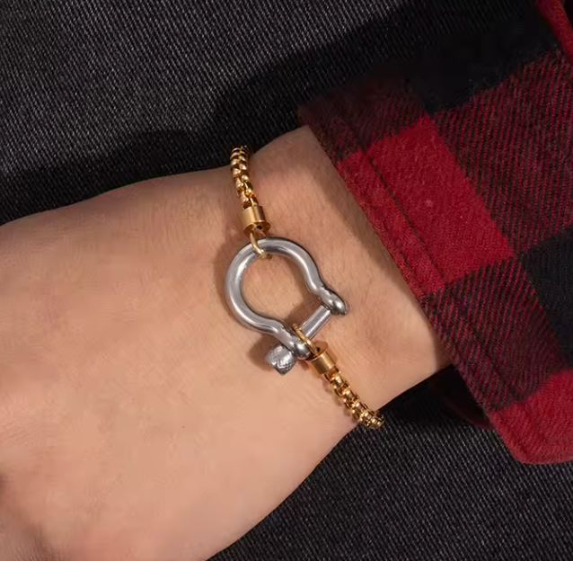 Horse Bit Carabiner Bracelet