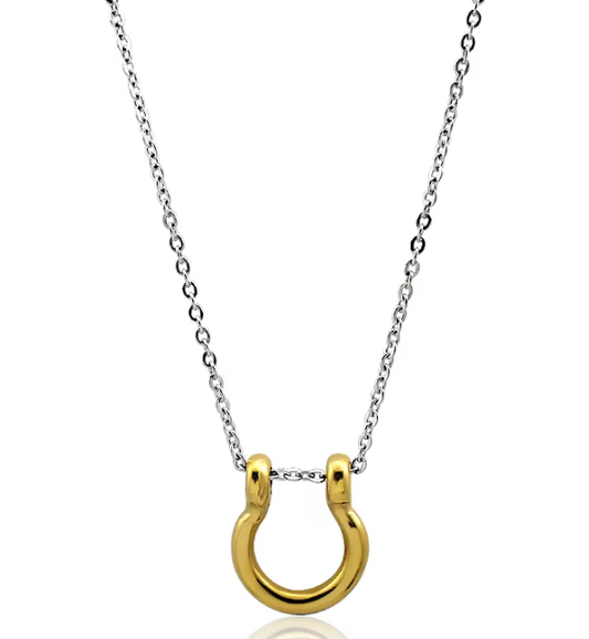 Horse Shoe Chain Necklace