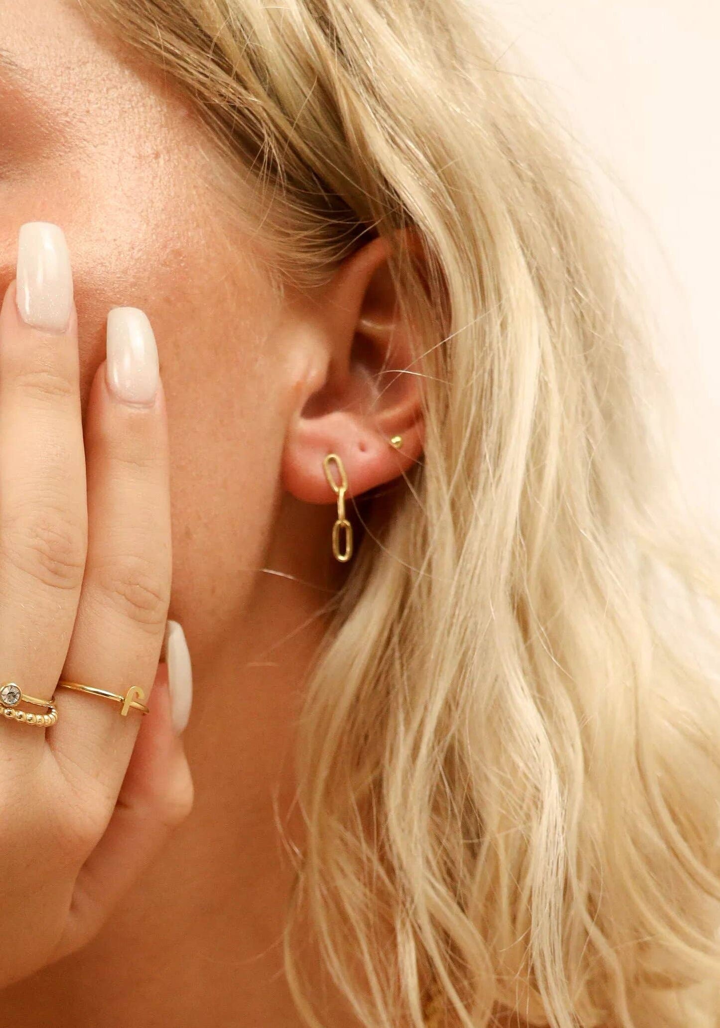Paperclip Dangle Earrings