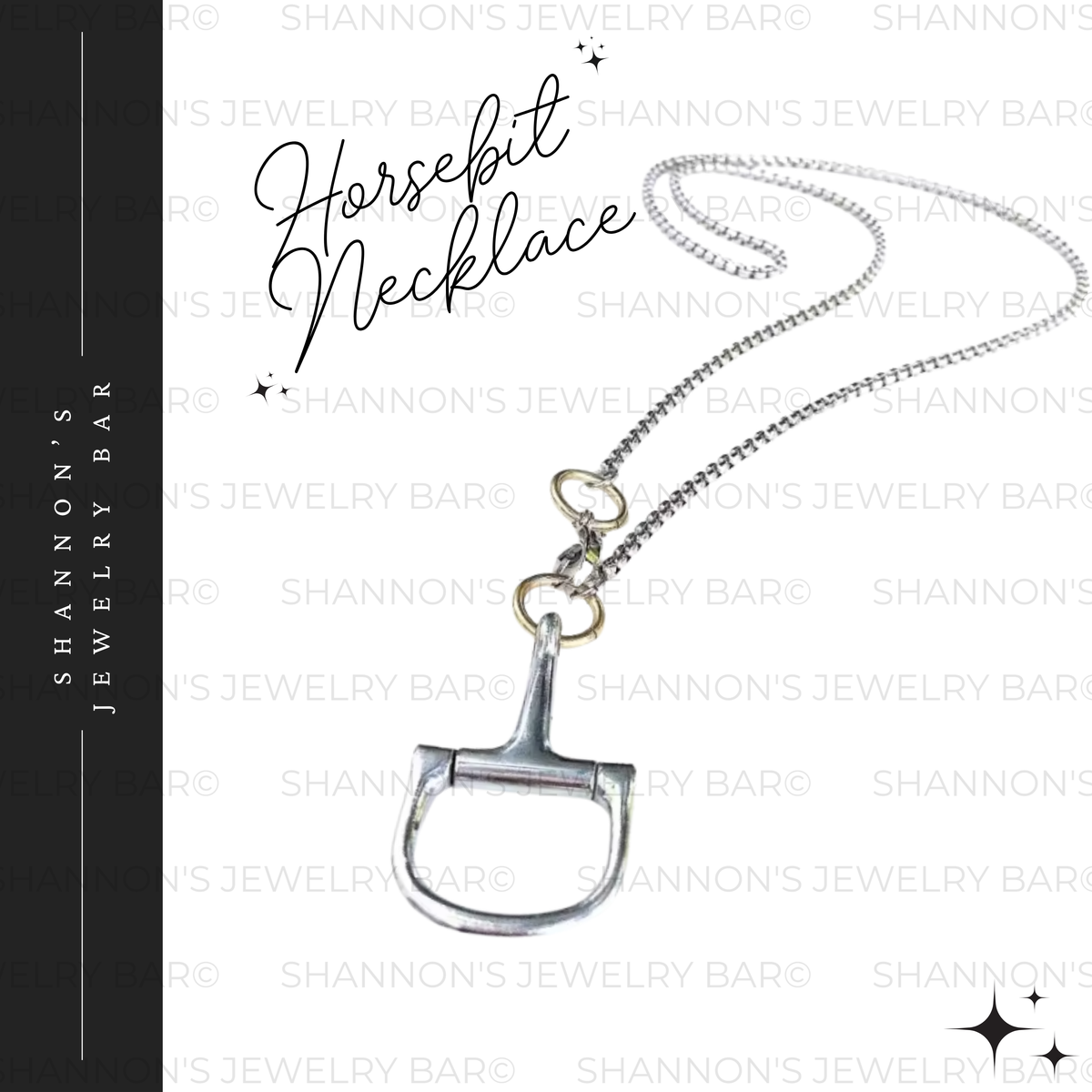 Single Drop Horse Bit Necklace