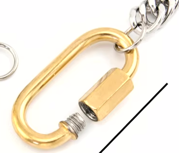 Carabiner Link Necklace