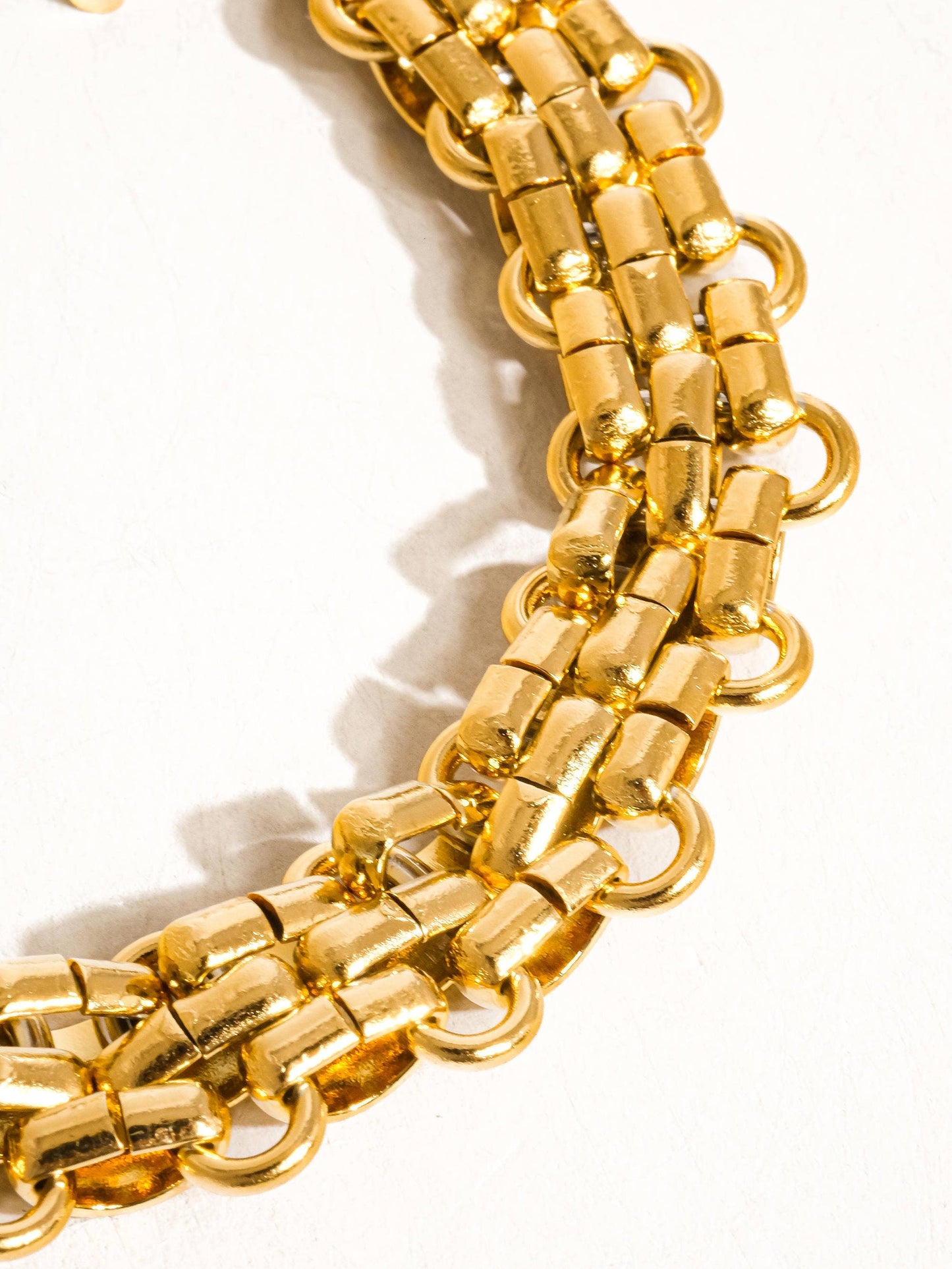 Donni 18K Gold Bold Weave Bracelet