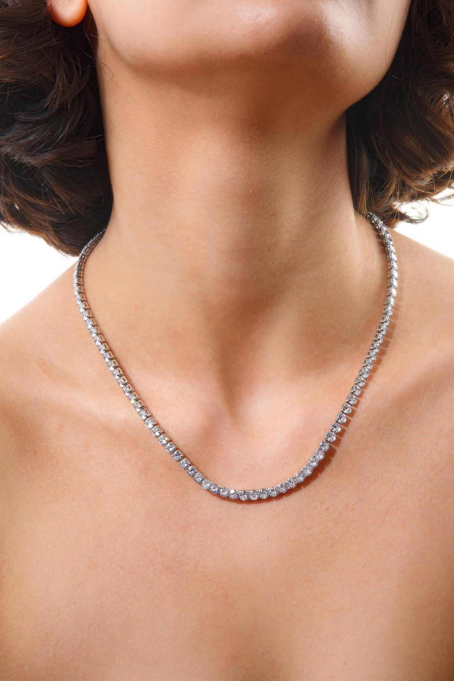 CZ Tennis Necklace