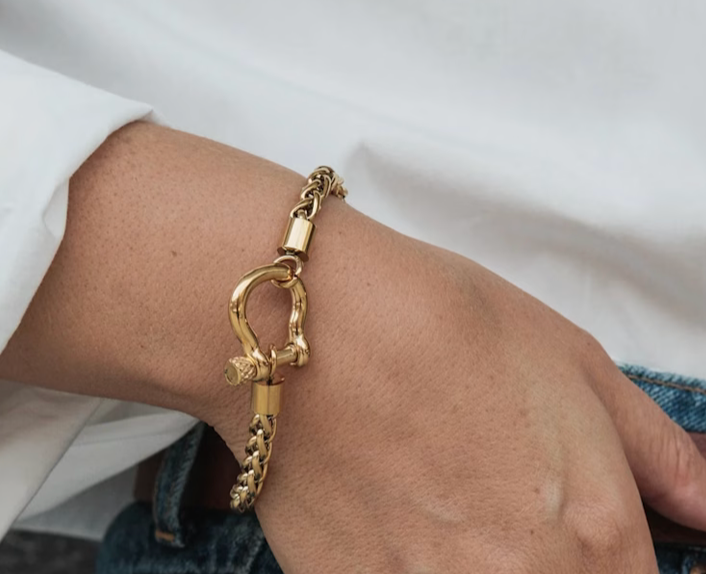 Horse Bit Carabiner Bracelet