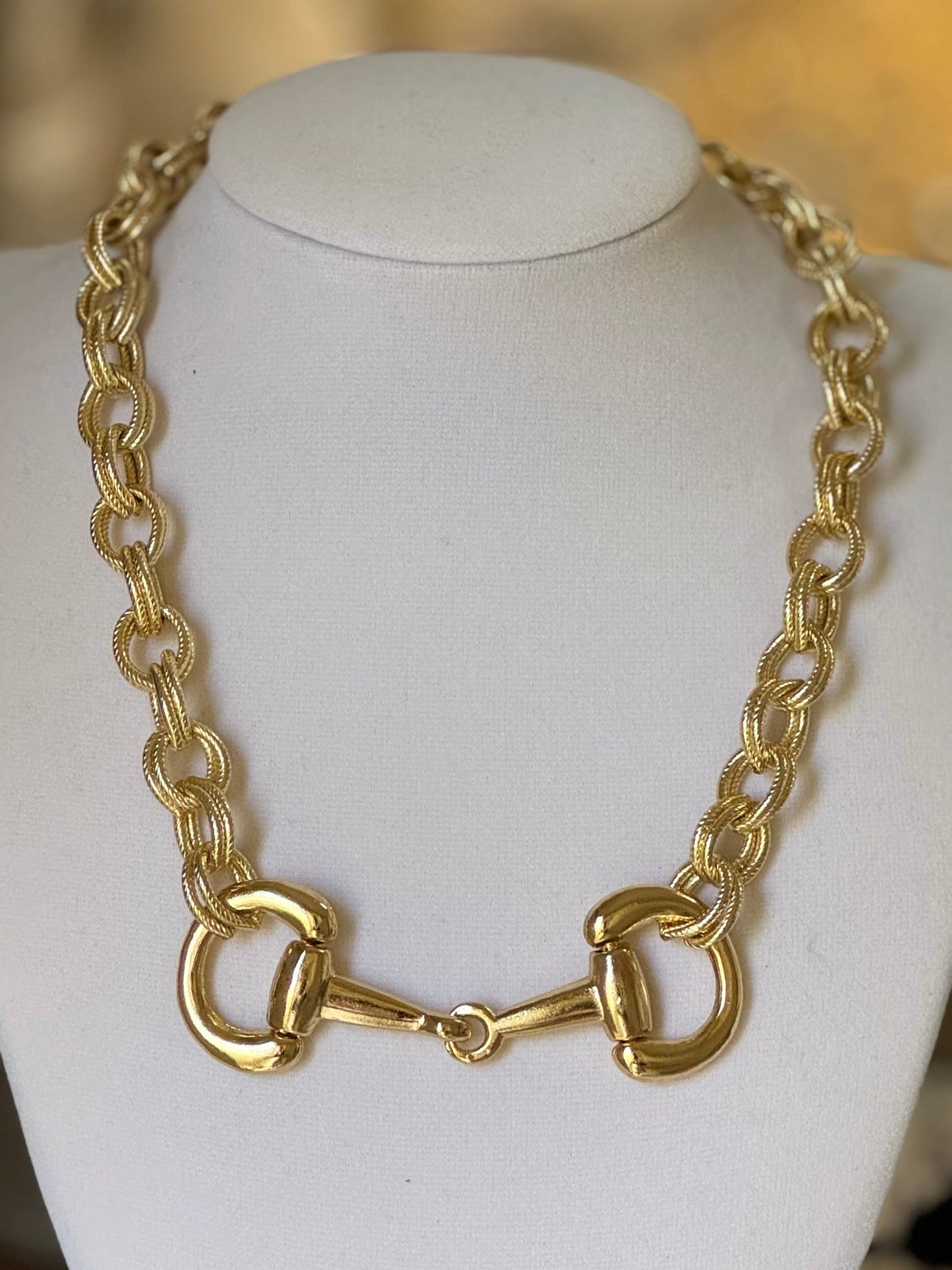 Upsy Snaffle Necklace