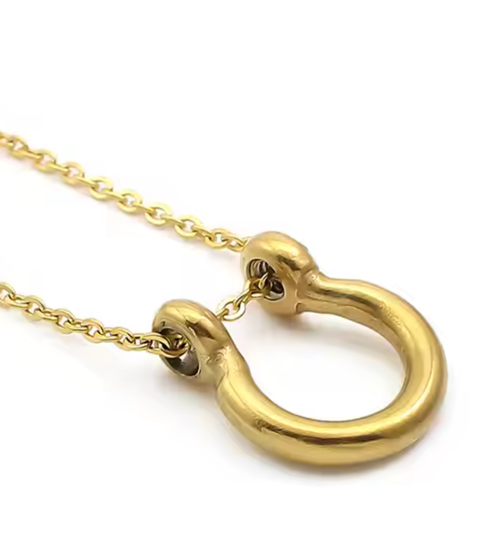 Horse Shoe Chain Necklace