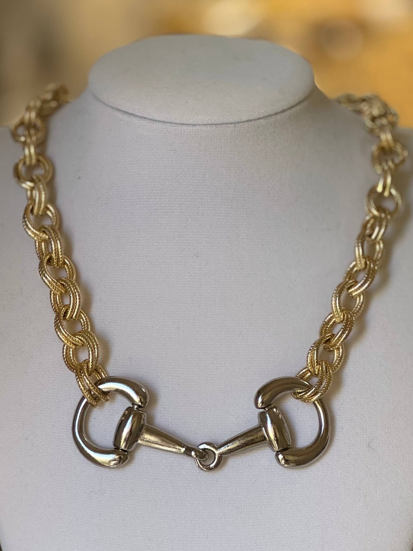 Upsy Snaffle Necklace