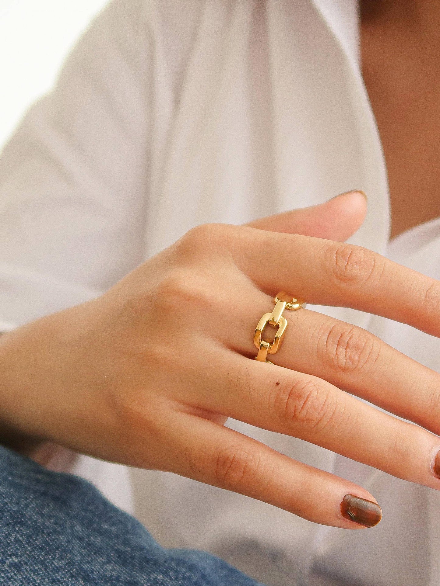 Brooklyn 18K Gold Stack Braided Ring