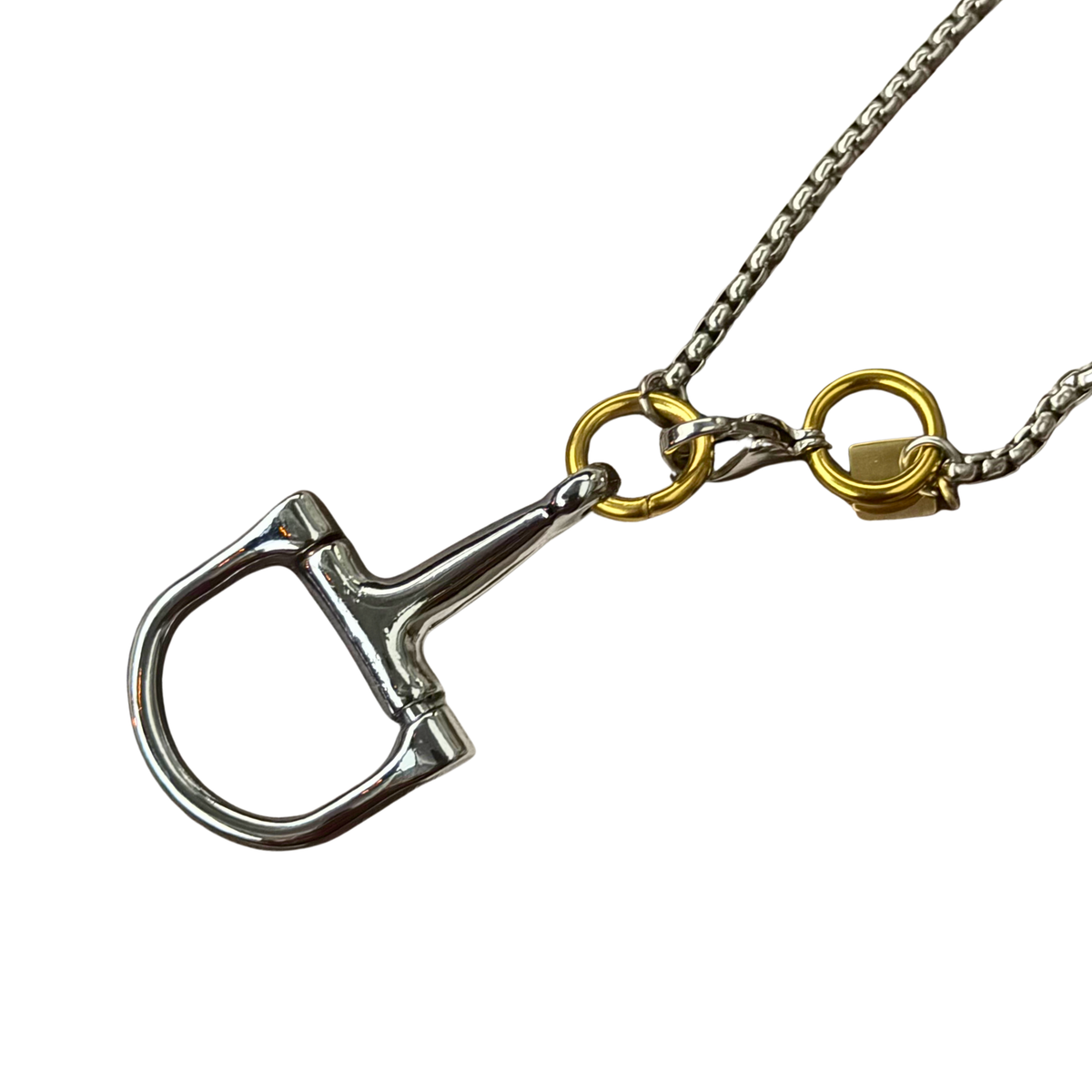 Single Drop Horse Bit Necklace
