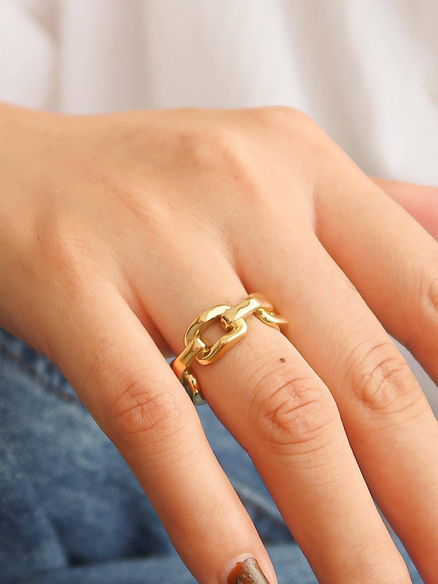 Brooklyn 18K Gold Stack Braided Ring