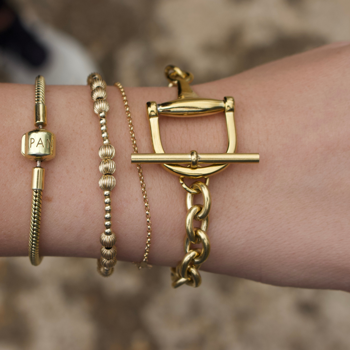 Horse Bit Toggle Bracelet